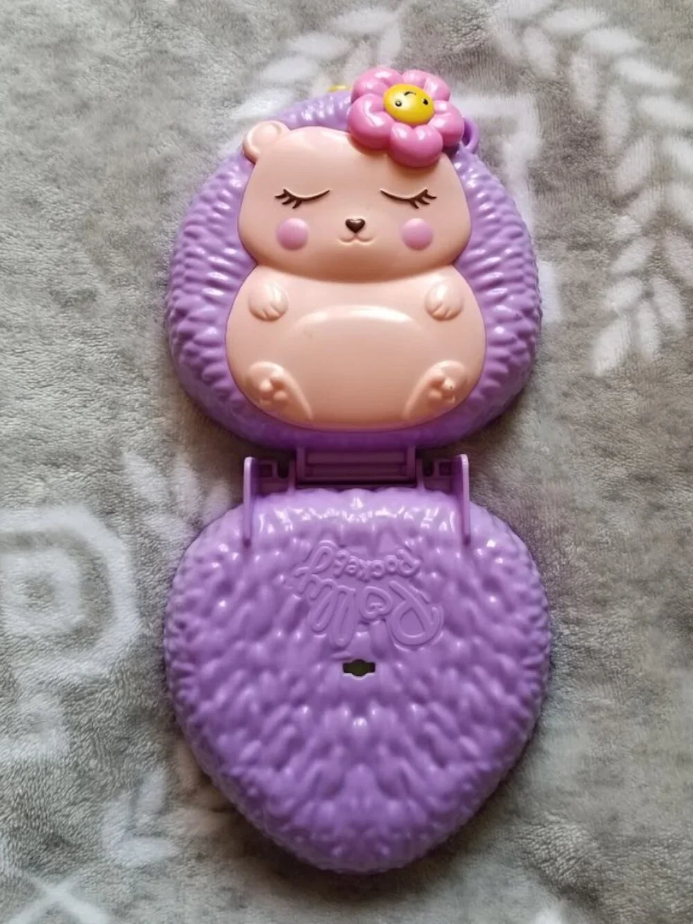 polly pocket purple hedgehog